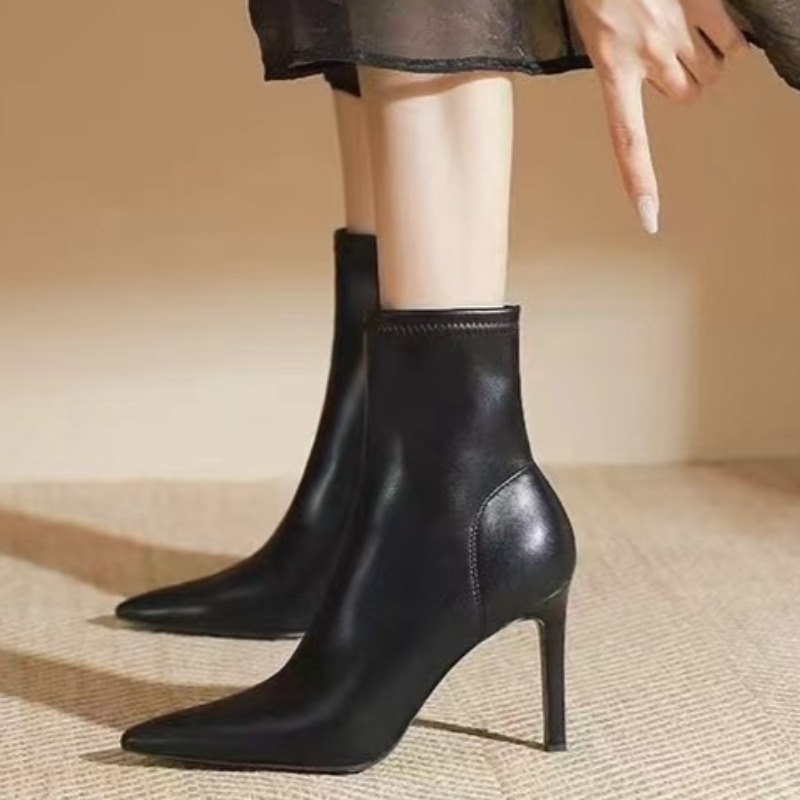 Side Zip Slim Heel Single Boot - огляд і ціна Motorcycle Cylinder