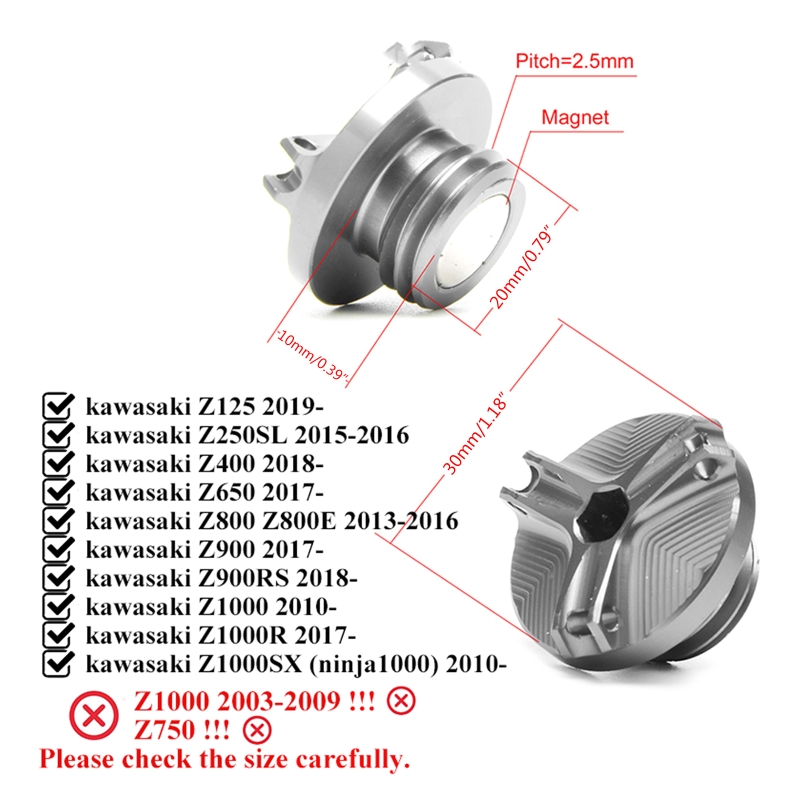 2026 For Kawasaki Z900 RS Z650 - огляд і ціна Motorcycle Oil Filter