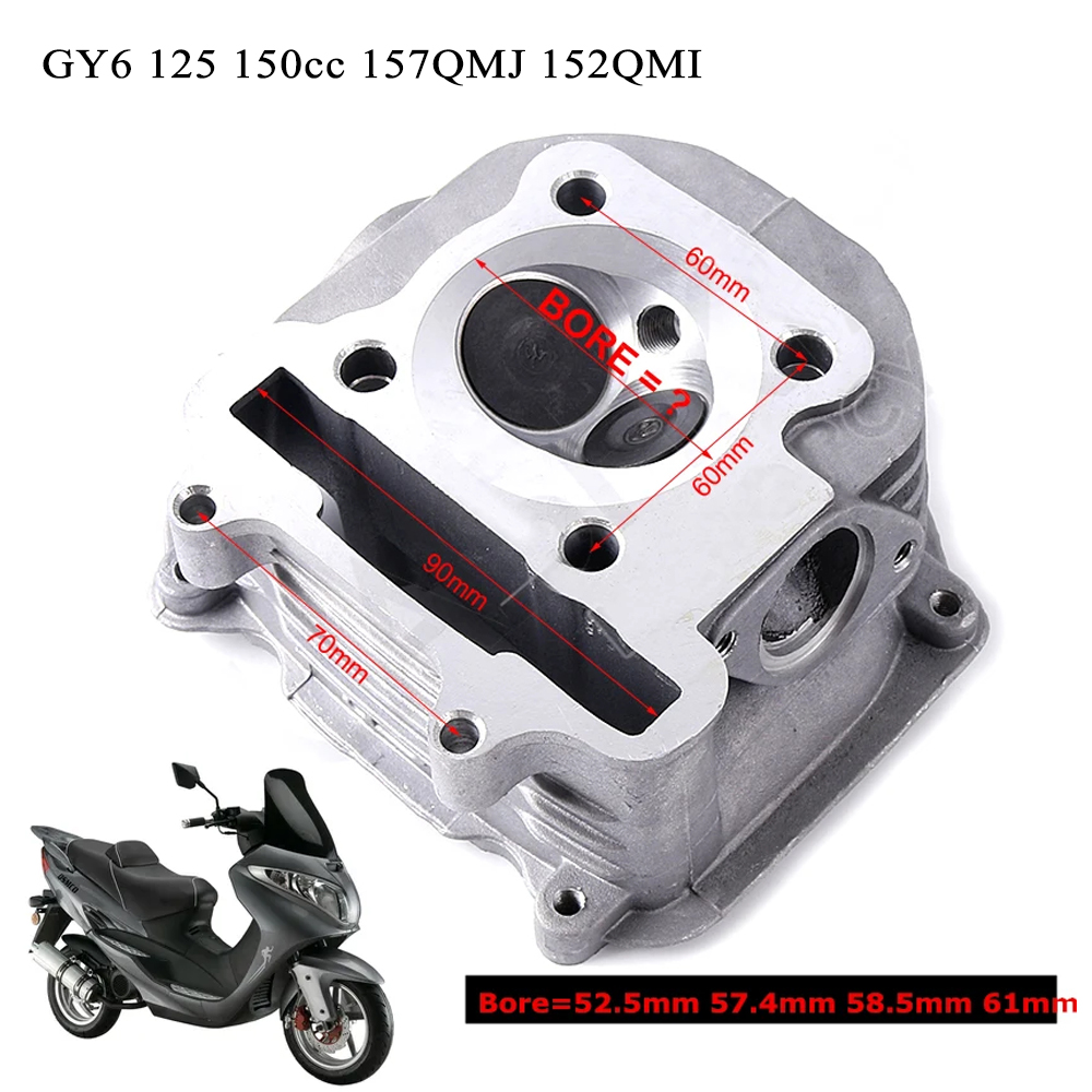 GY6 Cylinder Head Motorcycle P - огляд і ціна Motorcycle Engine Parts